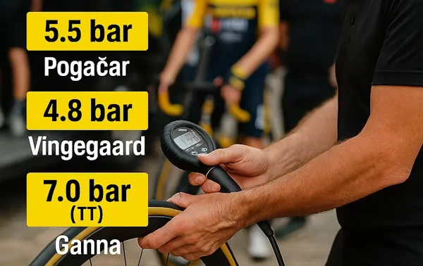 Read more about the article Dæktryk i Tour de France – små tal, stor betydning