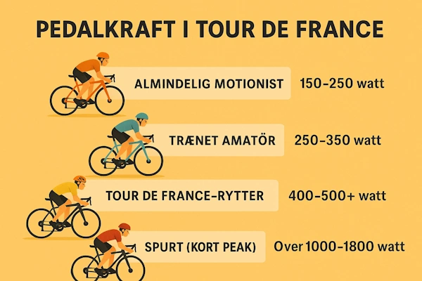 Read more about the article Pedalkraft i Tour de France